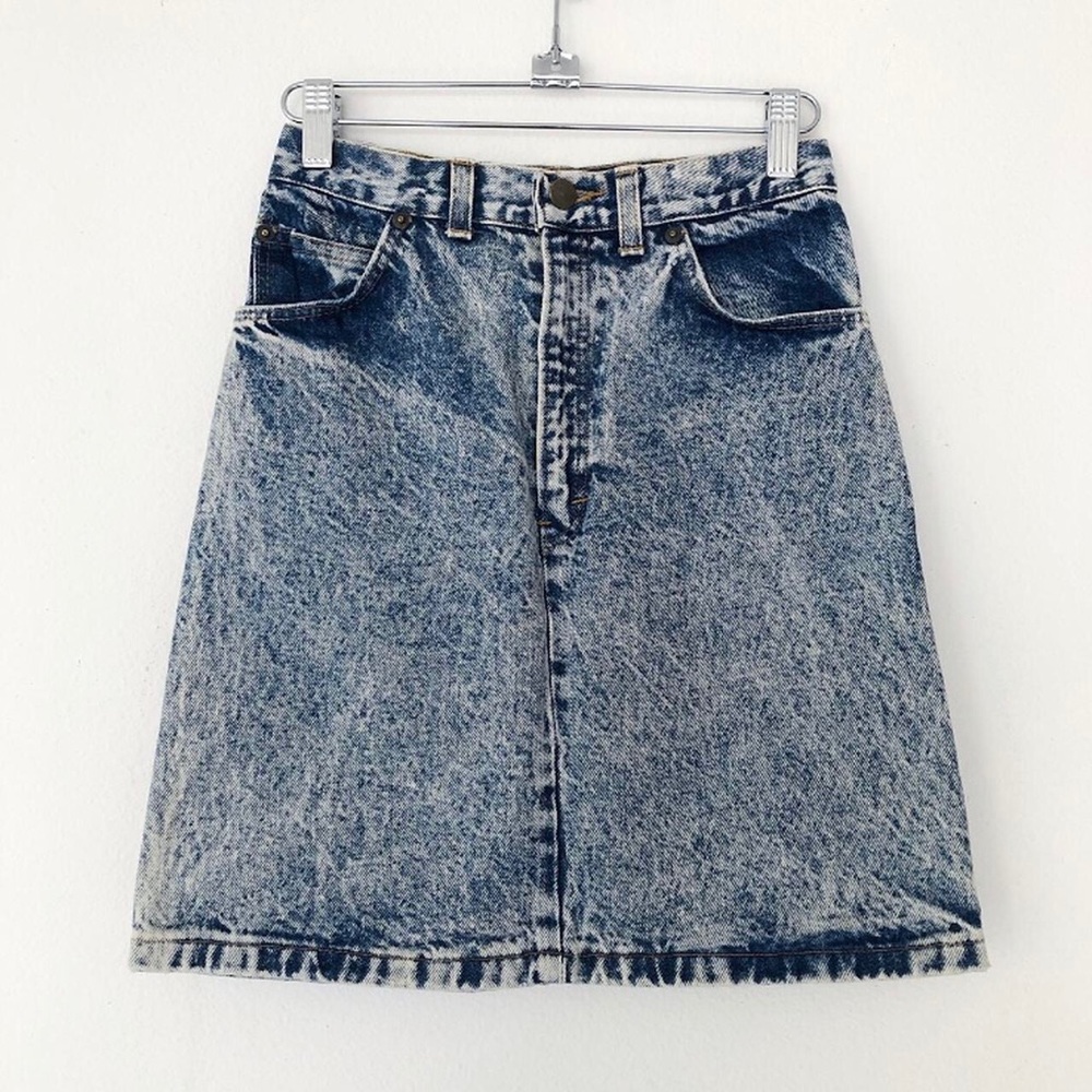 Palmetto’s Vintage Acid Wash Denim Skirt